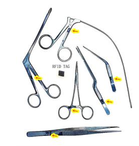 Hospital Metal Surgical Tools Inventory Tracking Management Ultra-miniature RFID Electronic Tags