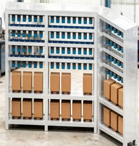 Intelligent RFID Mold Storage Rack | Automated Copper Electrode Management System