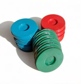 101.4KHz RFID Marker for Fiber Optic Cables | Disc-Shaped Underground Beacon