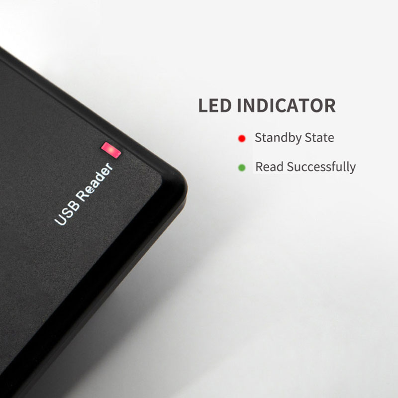 Desktop Contactless USB RFID Card Reader For 125khz Cards Tags 8 Desktop Contactless USB RFID Card Reader For 125khz Cards Tags 8