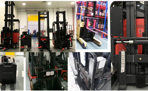 RFID warehouse forklift modification solution RFID warehouse forklift modification solution