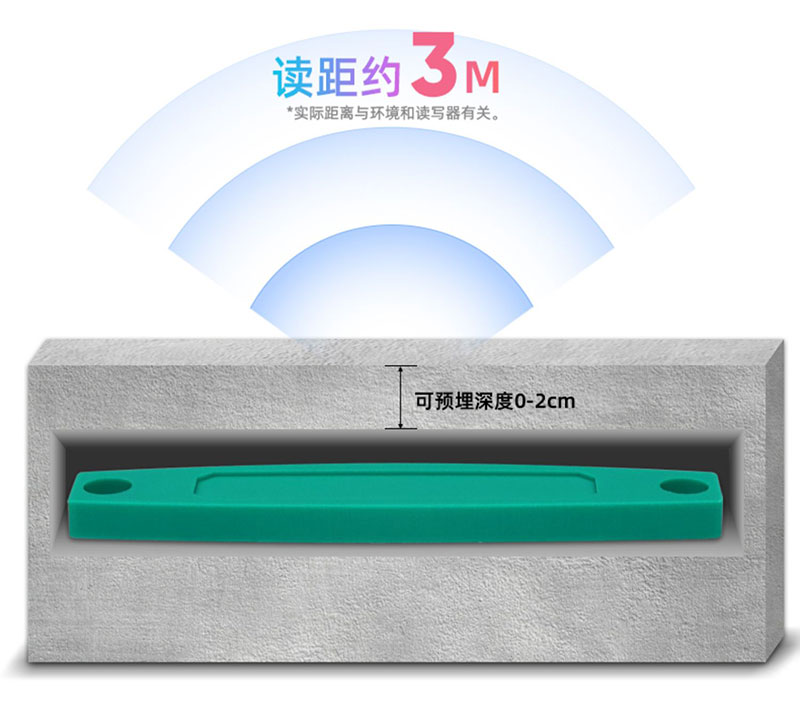 UHF rfid cement tag concrete precast embedded electronic tag construction management 5