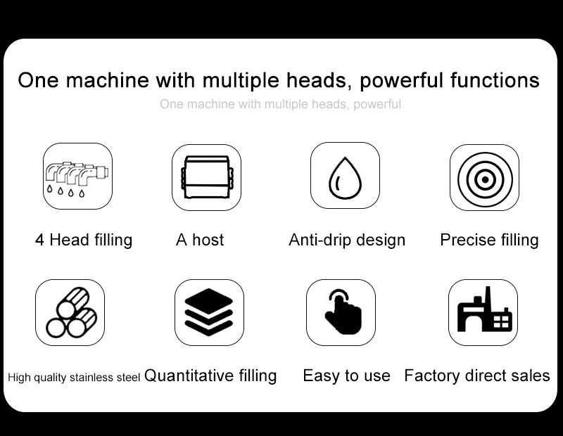 RFID automatic small four-head liquid filling machine RFID conveyor belt liquid filling machine with conveyor 2 RFID automatic small four-head liquid filling machine RFID conveyor belt liquid filling machine with conveyor 2