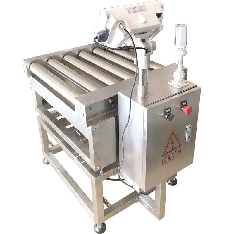 RFID powered drum checkweigher scale assembly line, three-color alarm printing scale, sorting and logistics non-powered drum scale 2 RFID powered drum checkweigher scale assembly line, three-color alarm printing scale, sorting and logistics non-powered drum scale 2