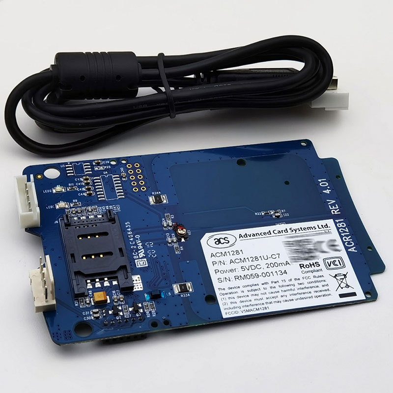 RFID Reader Module with SAM Card Slot | 13.56MHz USB | 848kbps RFID Reader Module with SAM Card Slot | 13.56MHz USB | 848kbps