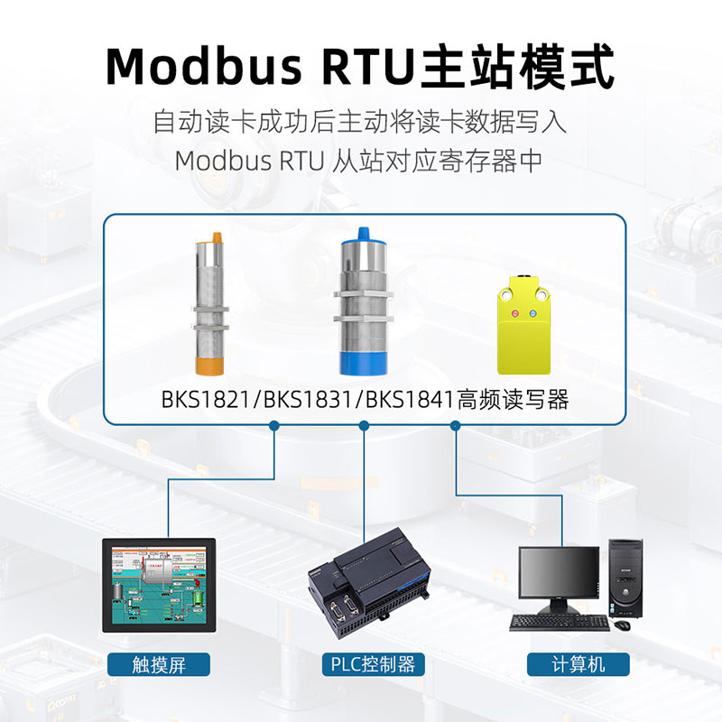 Industrial High-Frequency RFID Reader | ISO15693 | Modbus RTU Master/Slave 4 Industrial High-Frequency RFID Reader | ISO15693 | Modbus RTU Master/Slave 4