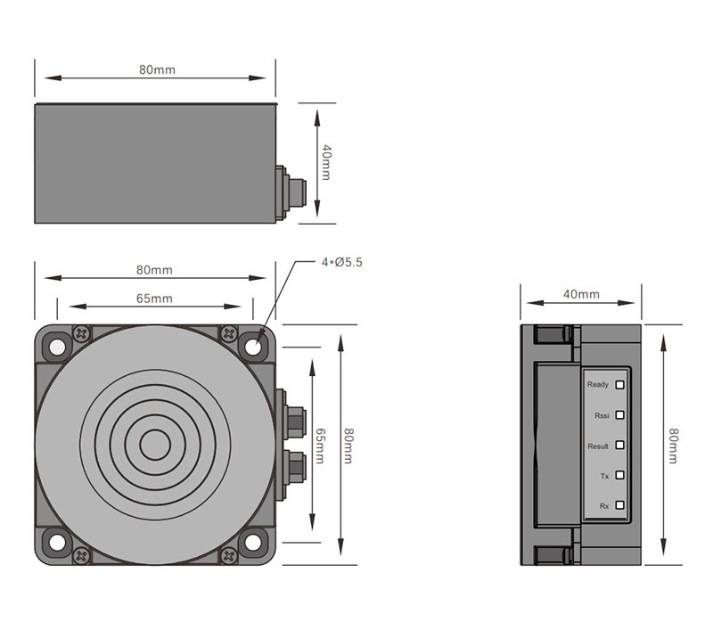 Industrial HF RFID Sensor 13.56MHz | AGV Positioning & Asset Tracking 2 Industrial HF RFID Sensor 13.56MHz | AGV Positioning & Asset Tracking 2