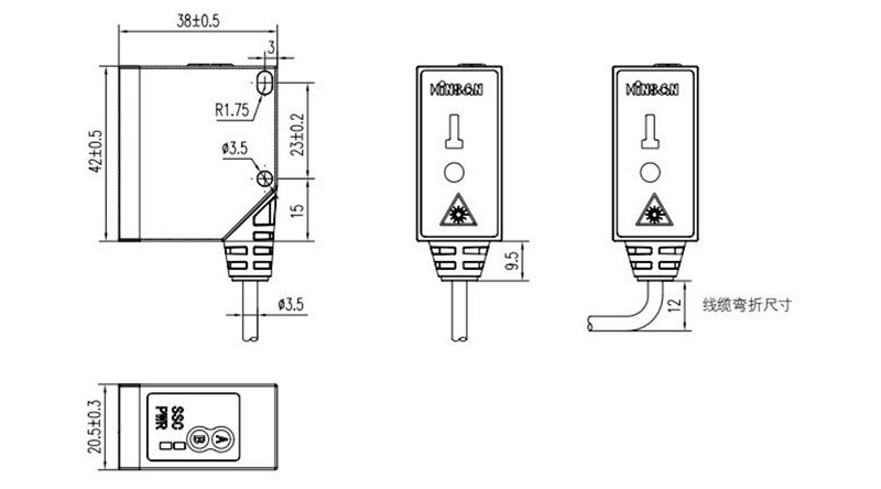 Stacker Crane Anti-Collision Laser Rangefinder & Forklift Height Measurement Sensor